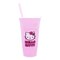 Sanrio Hello Kitty Pink Plastic Tumbler With Lid and Straw | Holds 32 Ounces